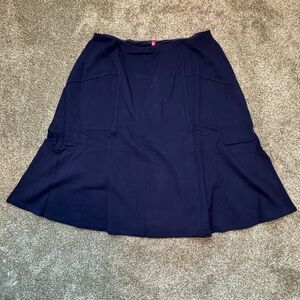 Ruby Ribbon Flounce Skirt Sapphire XL